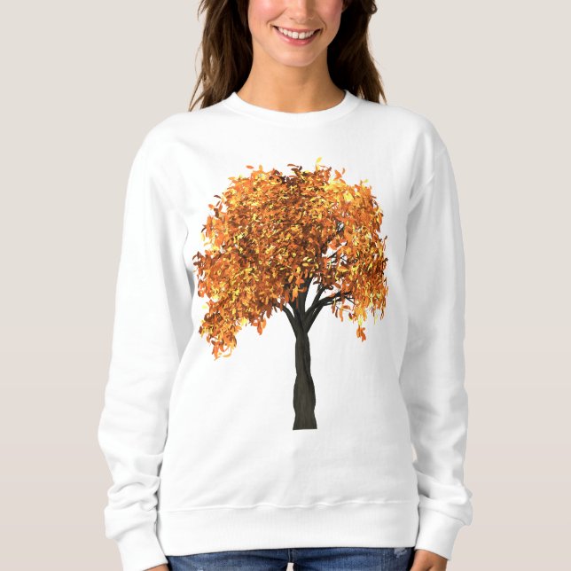 ÖSTERRIKE TRÄD FALL T-SHIRTS SWEATSHIRT (Framsida)