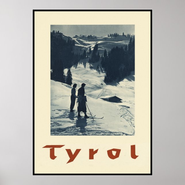 Österrike Tyrol Poster (Framsidan)