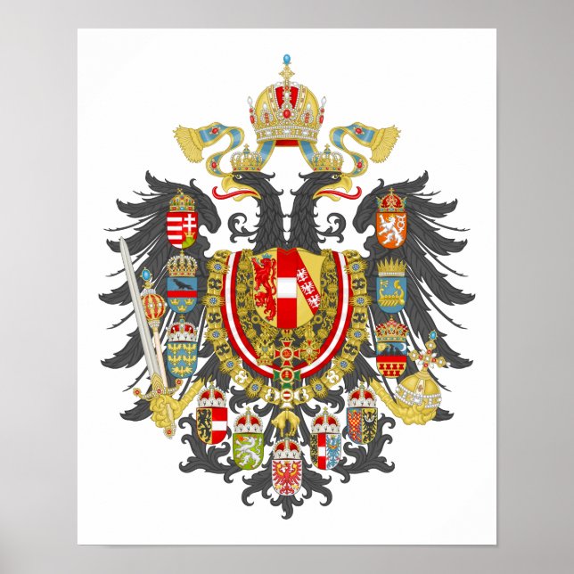 Österrike Ungern Empire Poster (Framsidan)