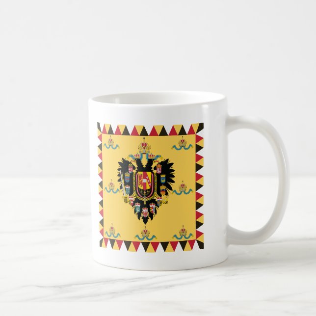 Österrike Ungern imperialistisk standard 1894-1915 Kaffemugg (Höger)