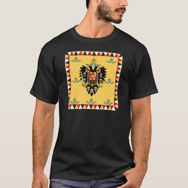 Österrike Ungern imperialistisk standard 1894-1915 Tee Shirt (Framsida)