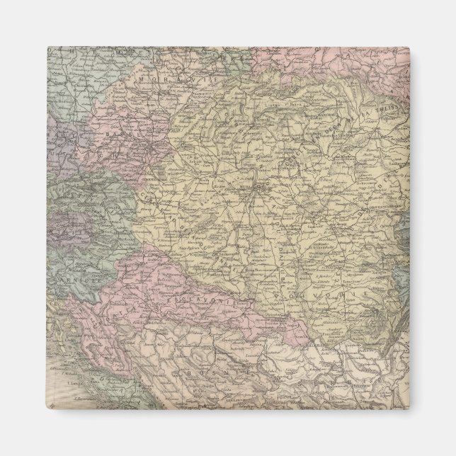 Österrike, Ungern Magnet (Framsidan)