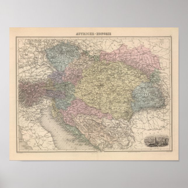 Österrike, Ungern Poster (Framsidan)