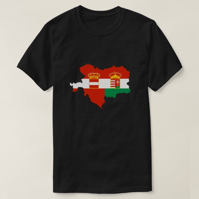 Österrike, Ungern T Shirt (Design framsida)