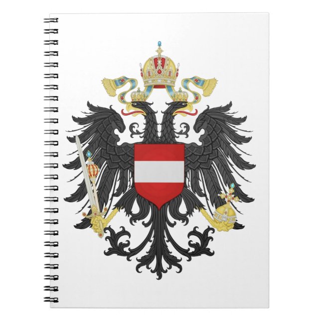 Österrike Ungern vapensköld flagga Anteckningsbok (Framsidan)