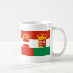 Österrike Ungernflagga (1869-1918) Kaffemugg