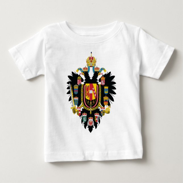 Österrike Ungernvapensköld (1894-1915) T Shirt (Framsida)