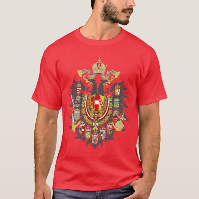 Österrike Ungernvapensköld T-shirt (Framsida)
