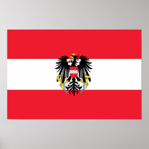 Österrike vapensköld poster