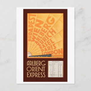 Österrike Vintage Resa Poster Renoverad Vykort