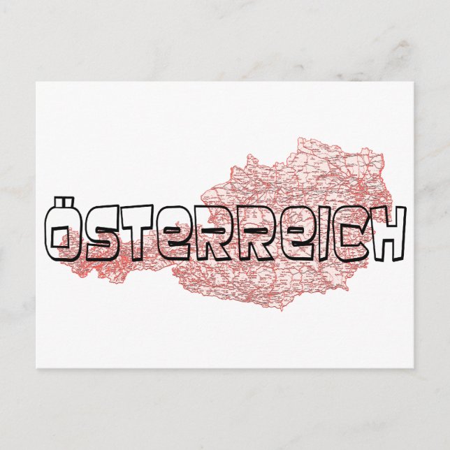 Österrike Vykort (Framsida)