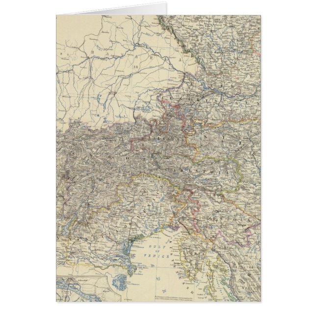 Österrike W Hälsningskort (Framsidan)