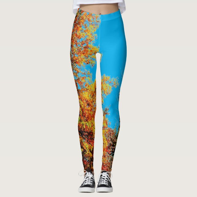 ÖSTERRIKES FÄRG LAGAR LEGGINGS (Framsida)