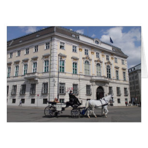 Österrikes federala kansli i Ballhausplatz Hälsningskort