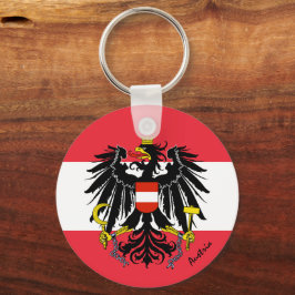 Österrikes flagga, emblem och Österrikes helgdag/i Nyckelring