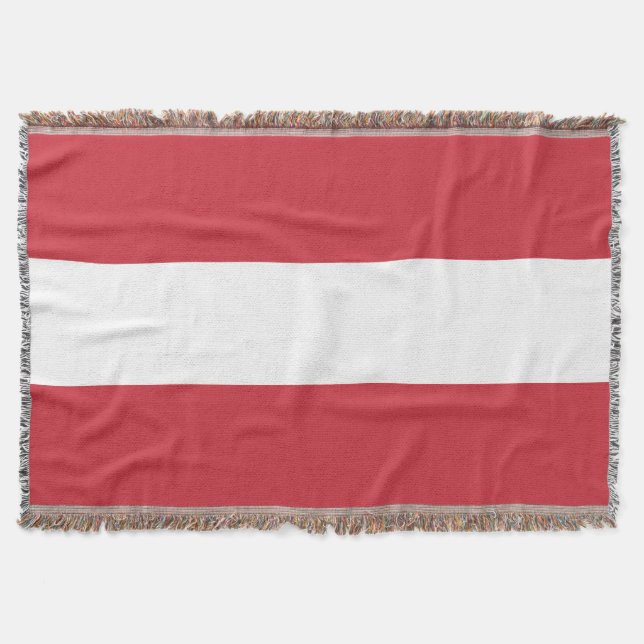 Österrikes flagga filt (Framsidan)