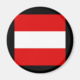 Österrikes flagga magnet
