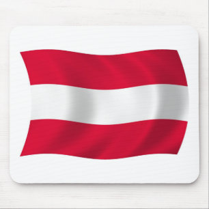 Österrikes Flagga Musmattor