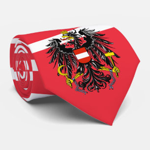 Österrikes Flagga och Jackande av Arm, Österrikes Slips