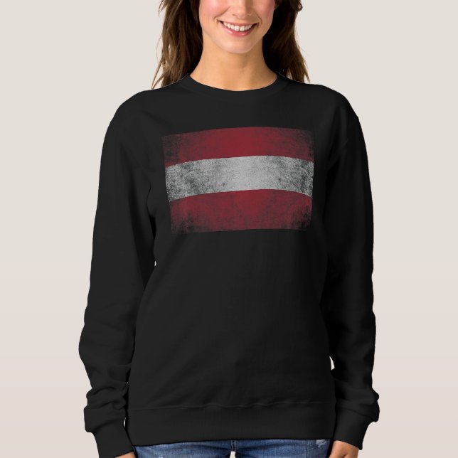 Österrikes Flagga Pride Land Home Matching T Shirt (Framsida)