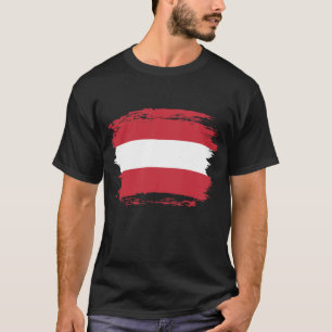 Österrikes flagga t shirt