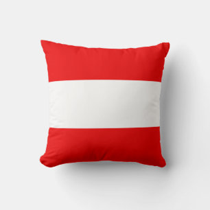 Österrikes Flagga x-Flagga Pilling Kudde
