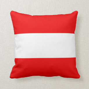 Österrikes Flagga x-Flagga Pilling Kudde