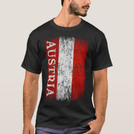 Österrikes flaggagåva kvinnor män barn Österrike r T Shirt