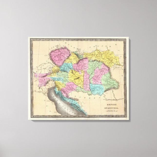 Österrikes imperium canvastryck (Framsida)
