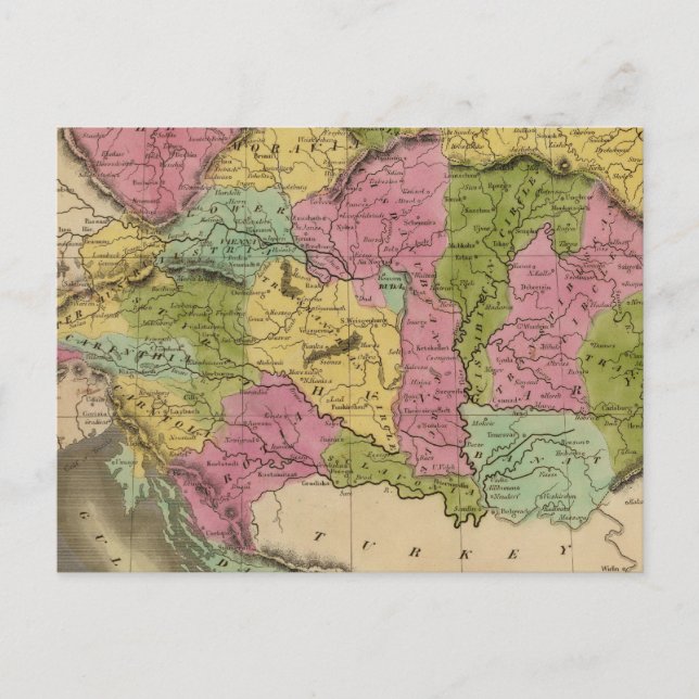 Österrikes imperium vykort (Framsida)