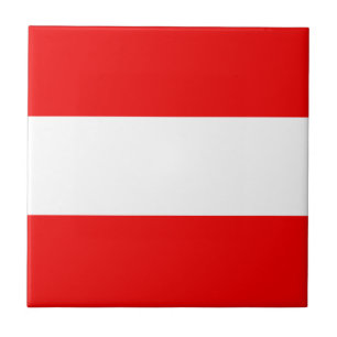Österrikes keramiska plattor, Flagga Kakelplatta
