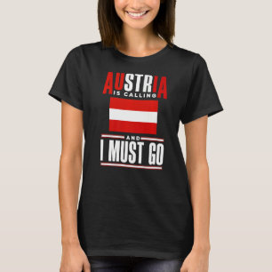 Österrikes österrikiska Flagga Österrike begär T Shirt