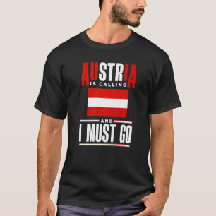 Österrikes österrikiska Flagga Österrike begär T Shirt