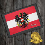 Österrikes patrioter/idrottsmän i flagga, Österrik<br><div class="desc">WALLETS: Österrike och Österrikiska mode - kärlek mitt land,  resegåvor,  morapalfödelsedag,  nationalpatrioter/sportfantaster</div>