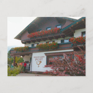 Österrikes postkontor i Zillertal Village Vykort