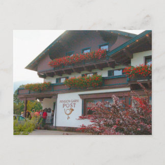 Österrikes postkontor i Zillertal Village Vykort