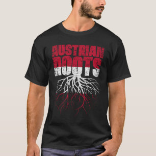Österrikes rötter Österrikes kulturarv Flagga T Shirt