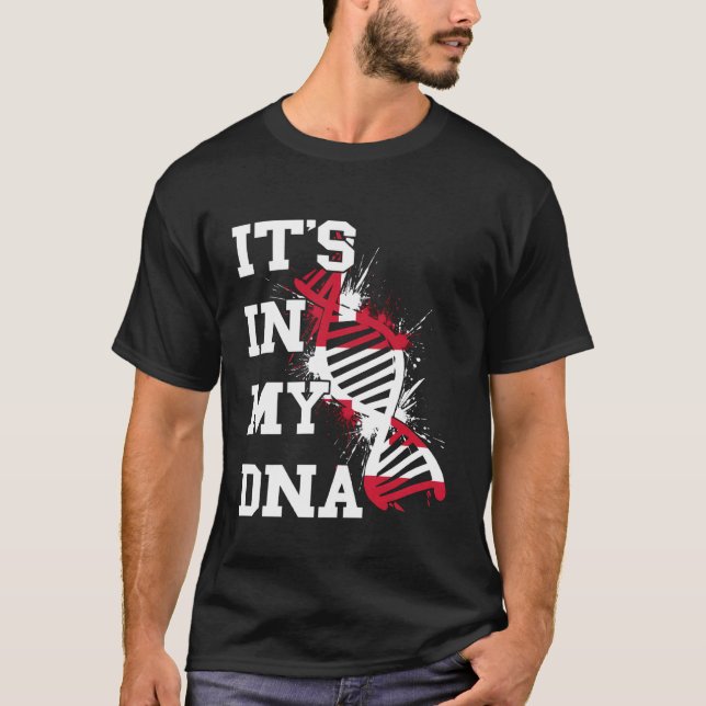 Österrikes rötter Österrikisk flagga 1 T Shirt (Framsida)