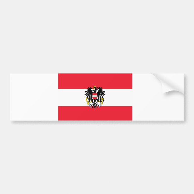 Österrikes statsvapen bildekal (Framsidan)