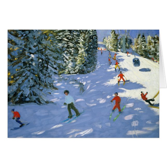 Österrikisk alperna 2004 för gondol hälsningskort (Framsidan Horizontal)