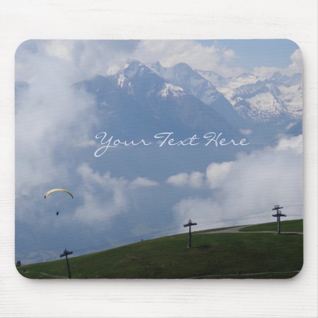 Österrikisk alpernaanpassningsbarmousepad musmatta (Framsidan)