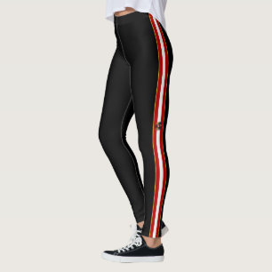 Österrikisk flagga leggings