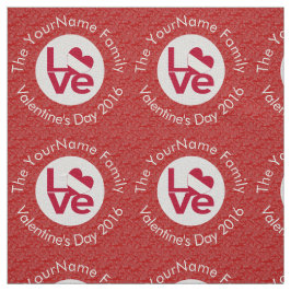 Österrikisk flagghjärta KÄRLEK Röd Personlig text  Tyg