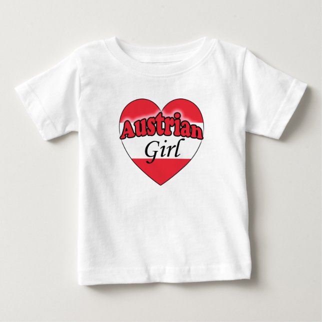 Österrikisk flicka t-shirt (Framsida)