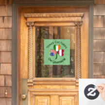 Österrikisk irländsk amerikansk Shamrock Flagga Pe