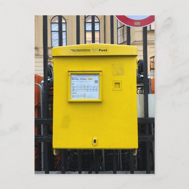 Österrikisk post vykort (Framsida)