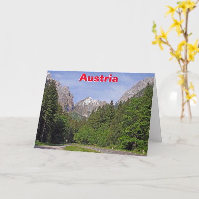 Österrikiska Alpernor Kort (Gul blomma)