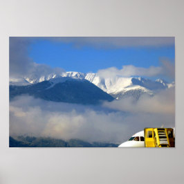 Österrikiska Alpernor Mouncape Tirol Österrike Poster