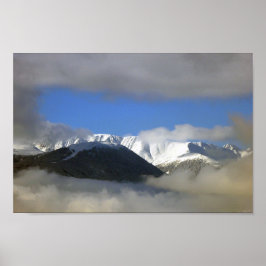 Österrikiska Alpernor Mouncape Tirol Österrike Poster