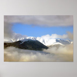 Österrikiska Alpernor Mouncape Tirol Österrike Poster